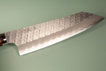 Nigara R2 Satin Tsuchime Kiritsuke 200mm Maplewood