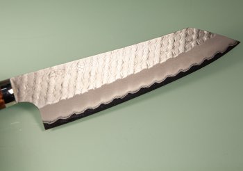 Nigara R2 Satin Tsuchime Kiritsuke 200mm Maplewood