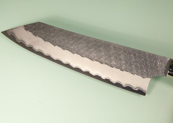 Nigara R2 Satin Tsuchime Kiritsuke 200mm Maplewood