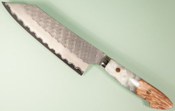 Nigara R2 Satin Tsuchime Bunka 170mm Maplewood/Resin Nr.1