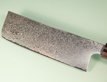 Hatsukokoro Ginyo Silver 3 Damascus Wa-Nakiri 165mm Ebenholz/helles Bffelhorn