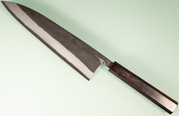 Hatsukokoro Kurokaze White 2 Wa-Gyuto 215mm Ebony