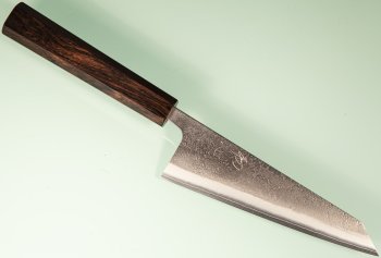 Yoshikane SKD11 Nashiji Wa-Honesuki 160mm Ebony