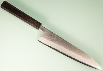 Yoshikane Shirogami Nashiji Wa-Gyuto 215mm Ebony