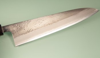 Yoshikane Shirogami Nashiji Wa-Gyuto 215mm Ebony