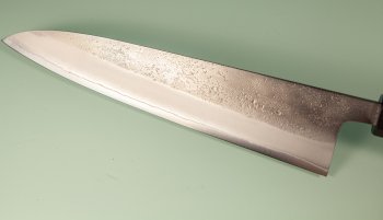 Yoshikane Shirogami Nashiji Wa-Gyuto 215mm Ebony