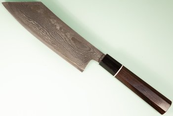 Tanaka Shigeki R2 Damascus Wa-Hakata 180mm Ebony