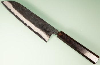 Kyohei Kurouchi Aogami 2 Wa-Santoku 170mm Ebony