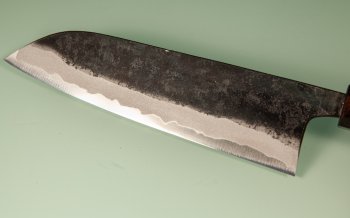 Kyohei Kurouchi Aogami 2 Wa-Santoku 170mm Ebony