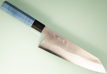 Tanaka Nashiji Silver3 Wa-Monster-Bunka 200mm blau stabilisiert Bffelhorn