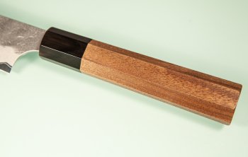 Nigara AS Satin Tsuchime Wa-Petty 140mm Walnut/Buffalo