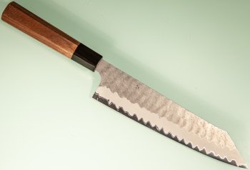 Nigara AS Satin Tsuchime Wa-Kiritsuke Gyuto 225mm Walnut/Buffalo