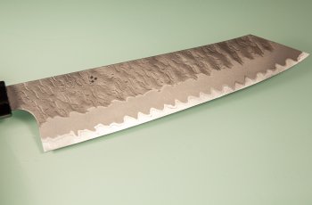 Nigara AS Satin Tsuchime Wa-Kiritsuke Gyuto 225mm Walnut/Buffalo