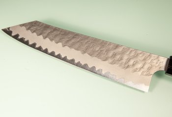 Nigara AS Satin Tsuchime Wa-Kiritsuke Gyuto 225mm Walnut/Buffalo