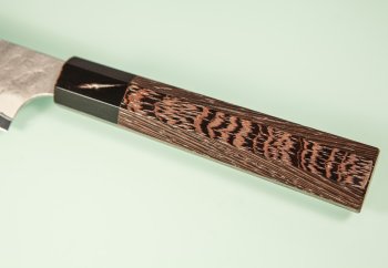 Nigara AS Satin Tsuchime Wa-Petty 140mm Wenge/Buffalo