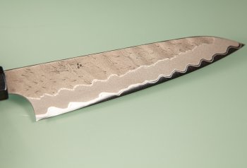 Nigara AS Satin Tsuchime Wa-Petty 140mm Wenge/Buffalo