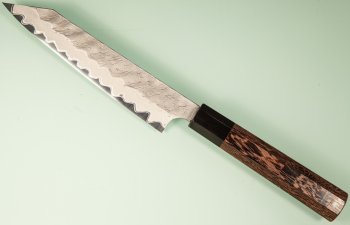 Nigara AS Satin Tsuchime Wa-Kiritsuke Petty 140mm Wenge/Buffalo