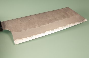 Nigara AS Satin Tsuchime Wa-Kiritsuke Nakiri 170mm Wenge/Buffalo