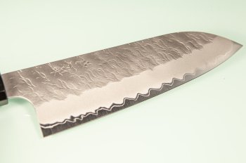 Nigara AS Satin Tsuchime Wa-Santoku 170mm Wenge/Buffalo