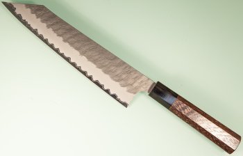 Nigara AS Satin Tsuchime Wa-Kiritsuke Gyuto 225mm Wenge/Buffalo