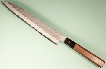 Nigara AS Satin Tsuchime Wa-Sujihiki 225mm Walnut/Buffalo