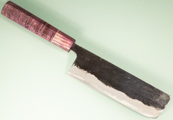 Takeo Murata Aogami 1 Wa-Nakiri 165mm violett stabilisiert mit Ring