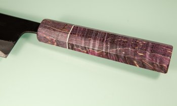 Takeo Murata Aogami 1 Wa-Nakiri 165mm violett stabilisiert mit Ring