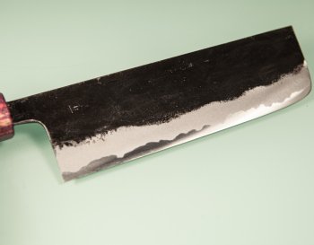 Takeo Murata Aogami 1 Wa-Nakiri 165mm violett stabilisiert mit Ring