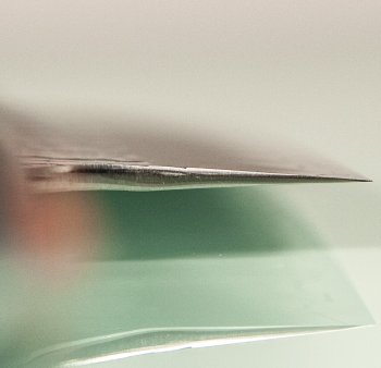 Nigara R2 Satin Tsuchime Santoku 170mm Trkismix