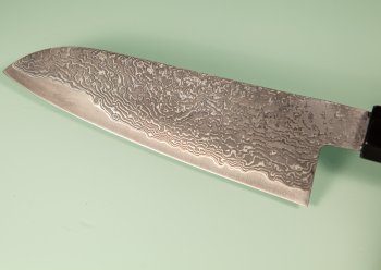 Tanaka Shigeki R2 Suminagashi Wa-Santoku 165mm Ahorn/Bffelhorn