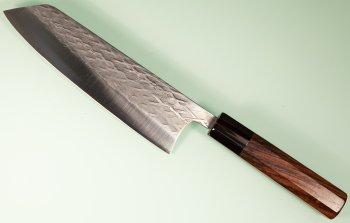Tadafusa Orca Wa-Bunka 180mm Hammered SLD Rosenholz/dunkles Bffelhorn