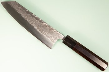 Tadafusa Orca Wa-Bunka 180mm Hammered SLD Ebenholz/dunkles Bffelhorn