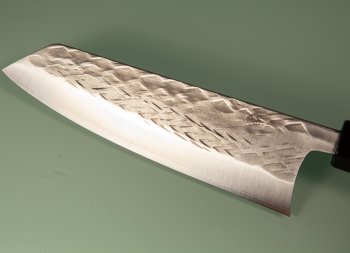 Tadafusa Orca Wa-Bunka 180mm Hammered SLD Ebenholz/dunkles Bffelhorn