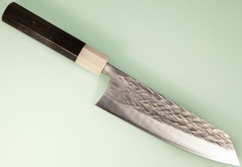 Tadafusa Orca Wa-Bunka 180mm Hammered SLD Ebenholz/helles Bffelhorn