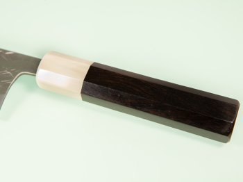 Tadafusa Orca Wa-Bunka 190mm Hammered SLD Ebenholz/helles Bffelhorn