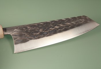 Tadafusa Orca Wa-Bunka 190mm Hammered SLD Ebenholz/helles Bffelhorn