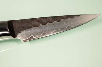 Guangzhou VG10 Damascus Tsuchime Kurouchi Petty 90mm