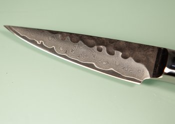 Guangzhou VG10 Damascus Tsuchime Kurouchi Petty 90mm