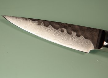 Guangzhou VG10 Damascus Tsuchime Kurouchi Petty 90mm