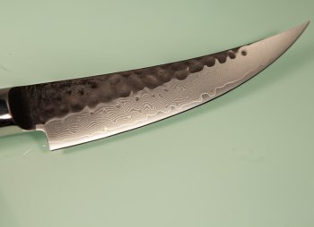 Guangzhou VG10 Damascus Tsuchime Kurouchi Boning 160mm