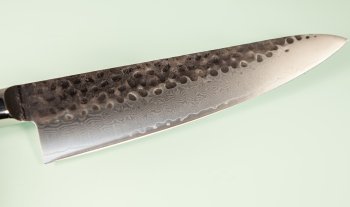 Guangzhou VG10 Damascus Tsuchime Kurouchi Gyuto 155mm