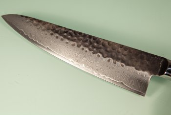 Guangzhou VG10 Damascus Tsuchime Kurouchi Gyuto 155mm