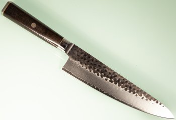 Guangzhou VG10 Damascus Tsuchime Kurouchi Gyuto 210mm