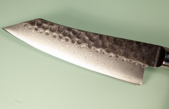 Guangzhou VG10 Damascus Tsuchime Kurouchi Kiritsuke 155mm