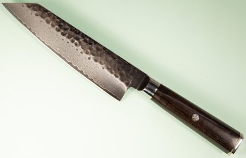 Guangzhou VG10 Damascus Tsuchime Kurouchi Kiritsuke 180mm