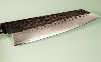 Guangzhou VG10 Damascus Tsuchime Kurouchi Kiritsuke 180mm