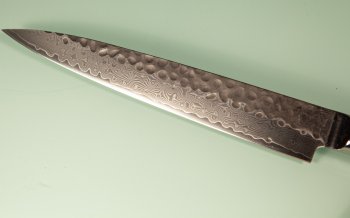 Guangzhou VG10 Damascus Tsuchime Kurouchi Sujihiki 205mm