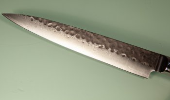 Guangzhou VG10 Damascus Tsuchime Kurouchi Sujihiki 205mm