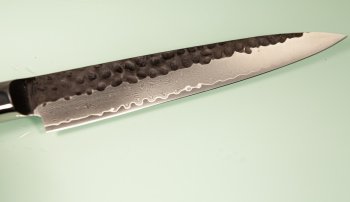 Guangzhou VG10 Damascus Tsuchime Kurouchi Sujihiki 205mm