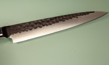 Guangzhou VG10 Damascus Tsuchime Kurouchi Sujihiki 205mm